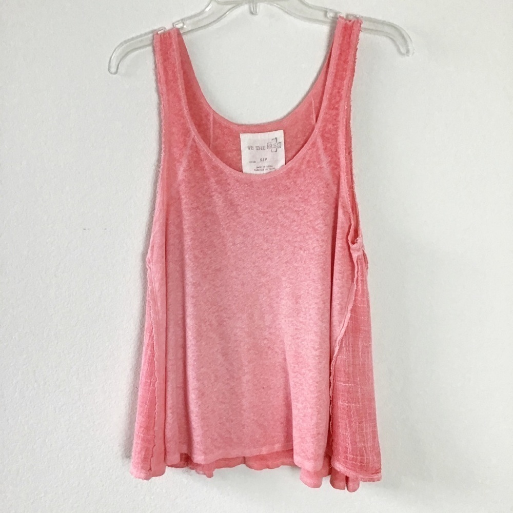 We The Free Swing Tank Top Coral Size S - Picture 2 of 6